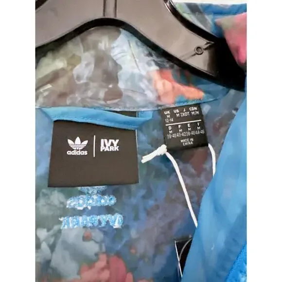 Adidas x Ivy Park Printed Organza Jacket M - Picture 8 of 10